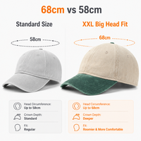 Hoge kwaliteit tweekleurige baseballcap met aangepast logo, zwart kaki, 6 panelen, gestructureerde dad hat, gebogen klep, groothandel OEM fabriek