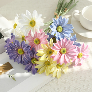 Flor de Crisantemo Artificial con Tacto Real para Decoración del Hogar, Bodas y Fiestas, Arreglos Florales - Product Image 3