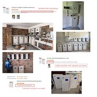Batería de Litio LiFePO4 Compacta de 16 kWh para Montaje en Pared, 5 kWh, 10 kWh, 51.2 V, 300 Ah, Almacenamiento de Energía Doméstica, Stock en la UE