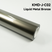 KING MARTIN Film de protection de peinture sans DMF, autocollants pour carrosserie automobile, adaptés aux voitures, couleur bronze métallique liquide, TPU, PPF