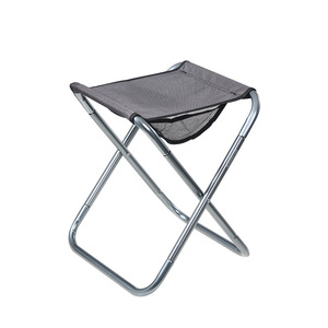Outdoor Aluminum Alloy <b>Folding</b> <b>Stool</b> Extra Large Portable Fishing Chair Camping Equipment Sketching Seat 7075 Material - Product Image 1