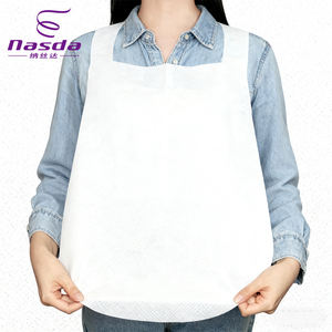 Personalizzare grembiuli bianchi Non tessuti monouso grembiule coreano con Logo personalizzato ristorante monouso impermeabile - Product Image 1