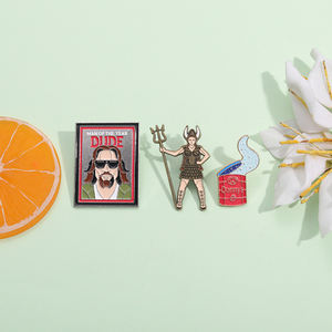 Broches de Esmalte de Películas de Cómica y Crimen, Insignias de Personajes de Cine para Solapa, Mochila, Ropa, Accesorios, Joyería, Regalo - Product Image 2