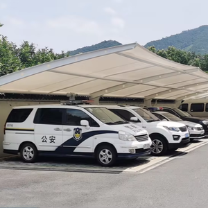 Abri de jardin et de cour en métal pour le stationnement en extérieur, idéal pour divers scénarios de stationnement de voitures en extérieur. - Product Image 1