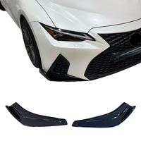Pour Lexus IS IS300 IS500 2020-2024 avant LipWrap Angle couverture Spoiler lèvre diffuseur ABS matériel voiture pare-chocs lèvre voiture accessoires