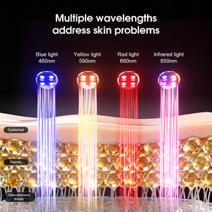 หน้ากากโฟตอน MEZANS 84LED 450/660/850nm ไตรสเปกตรัม ซิลิโคนไร้สาย หน้ากากบำบัดด้วยแสงสีแดง อุปกรณ์เสริมความงามสำหรับผิวหน้าที่บ้าน - Product Image 6