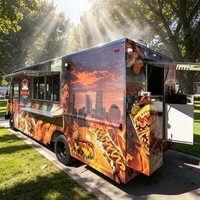 Remolque de Comida, Camioneta de Pizza, Remolque Cocina, Nuevo Camión de Helados, Camión de Pizza Móvil, Camioneta de Pizza y Café, Carrito de Hot Dogs, Camión de Comida BBQ