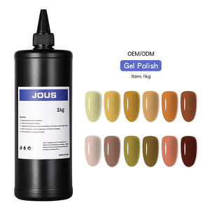 JOUS 1KG Gel Polish en vrac, haute pigmentation, couleur unie, forte adhérence, fournitures pour ongles économiques pour <span class=keywords><strong>manucure</strong></span> et pédicure - Product Image 1