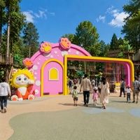 Équipement d'amusement, guichet de billetterie extérieur personnalisable, fabricant certifié CE, portail thématique, équipement de terrain de jeux non motorisé