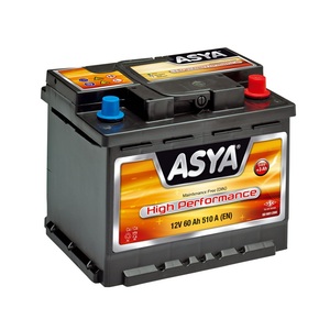 Batería automotriz de 12V 60Ah sin mantenimiento, de alto rendimiento, larga duración, tecnología de calcio y diseño duradero. - Product Image 1