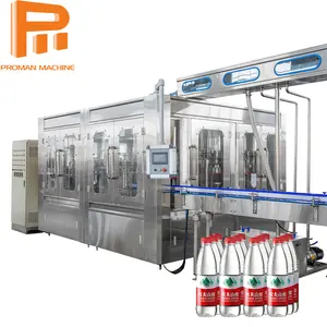 12000BPH 500ml 750ml Automatic Monobloc 3in1 Mineral Water Filling Sealing Water Bottling Plant