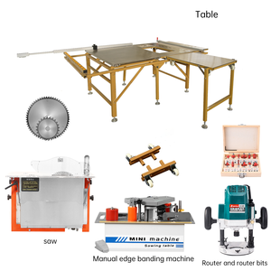 <span class=keywords><strong>Scie</strong></span> à panneaux portative multifonction WJ160A avec <span class=keywords><strong>chariot</strong></span> <span class=keywords><strong>pour</strong></span> le travail du bois - Product Image 1