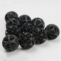 Bio Ball, média de biofiltration, Bio Ball noir, Bio Ball pour le traitement des eaux usées, Zhongying