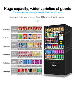 TCN cảm ứng thanh toán không dùng tiền mặt Máy bán hàng tự động uống kết hợp máy bán hàng tự động - Product Image 3