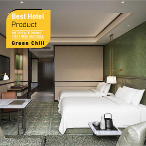 Meubles de suite modernes de bout en bout, design d'hôtel, chambre à coucher, luxe haut de gamme, projet d'hôtel 5 étoiles avec conception CAO - Product Image 1