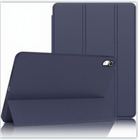 Étui pour tablette en cuir TPU à trois volets avec support pour stylet, compatible avec la fonction veille/réveil automatique pour iPad Air 6 et iPad Pro 2024 11/13 pouces.