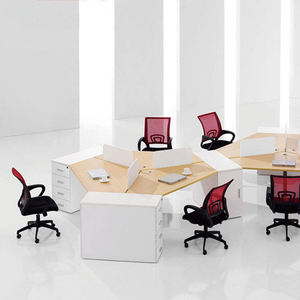 Kích Thước Tùy Chỉnh Nội Thất Văn Phòng Máy Trạm Nhân Viên Văn Phòng Máy Tính Bàn Ghế Toàn Bộ - Product Image 5