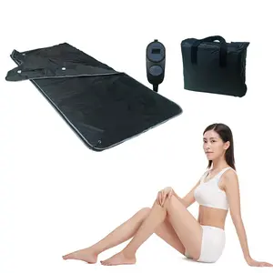 BTWS selimut sauna inframerah jauh, selimut sauna penurun berat badan, pembungkus berat badan portabel