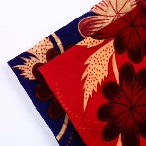 Personnalisé 100% Polyester <span class=keywords><strong>Pas</strong></span> <span class=keywords><strong>Cher</strong></span> <span class=keywords><strong>Rouge</strong></span> Style Africain <span class=keywords><strong>Velours</strong></span> <span class=keywords><strong>Tissu</strong></span> Tissé Fleur Imprimé 5000 <span class=keywords><strong>Tissu</strong></span> <span class=keywords><strong>Velours</strong></span> pour La Maison Déco ou Vêtements - Product Image 2