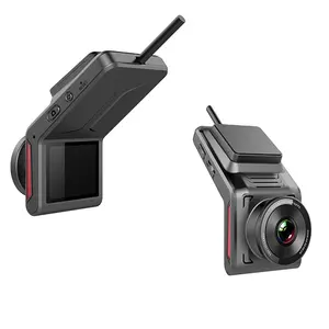 Câmera de painel 4G para carros, câmera HD 4G SIM 1080p CMSV6 dvr, mini câmera inteligente de 2 canais frontal e traseira com lentes duplas, wi-fi, gps, para traço, 4G