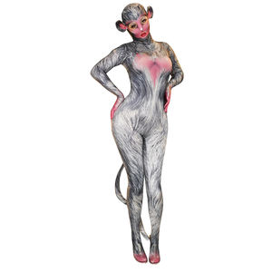 Sexy Spandex Singe Cosplay Costumes Lady Full Cover Jumpsuit Femmes Club Danse Justaucorps Festival Outfit Performance Body - Product Image 1