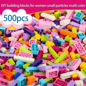 Bloques de Construcción de Partículas Pequeñas, Juguete Educativo, Ladrillos de Plástico PVC a Granel, 300/500/1000 Piezas, Ensamblaje Libre - Product Image 2