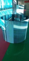 Verre Transparent affichage LED haute transparence p3.91 mm quatre côtés 90 degrés boîte 3D cubique écran LED Transparent