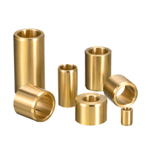 บูชหน้าแปลนถังขุดทำจากทองเหลือง ได้รับการรับรองมาตรฐาน IATF 16949  ชนิดหล่อลื่นในตัว ทำจากบรอนซ์ผสมกราไฟต์ ขนาด 100 มม. - Product Image 2