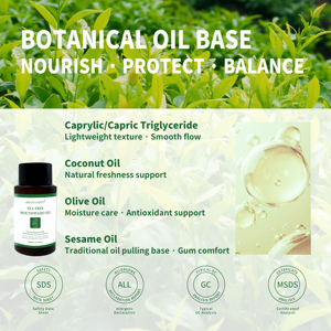 Bain <span class=keywords><strong>de</strong></span> bouche à l'huile d'arbre à thé et <span class=keywords><strong>de</strong></span> <span class=keywords><strong>noix</strong></span> <span class=keywords><strong>de</strong></span> <span class=keywords><strong>coco</strong></span> sans <span class=keywords><strong>alcool</strong></span>, marque privée OEM/ODM, pour des dents plus blanches et une haleine plus fraîche, soin buccal en profondeur - Product Image 3
