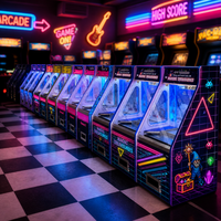 Machine de jeu d'arcade de luxe populaire aux États-Unis, à monnayeur, avec fonction de poussée de jetons et de jeu de bonus, pour centre de jeux à fort rendement