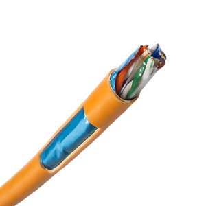 <span class=keywords><strong>สาย</strong></span>เคเบิล <span class=keywords><strong>CAT6</strong></span> FTP คุณภาพสูง 23 AWG 0.56 มม. ทองแดงแท้ หุ้ม PVC PE แบบคู่ ยาว 100 เมตร <span class=keywords><strong>ราคา</strong></span>สำหรับใช้งานภายนอกอาคาร - Product Image 1