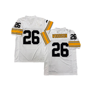 Camiseta de Rugby Estilo Vintage para Hombre, Cosida, Dermontti Dawson, Antonio <span class=keywords><strong>Brown</strong></span>, Harrison, <span class=keywords><strong>Joe</strong></span> Greene, John Stallworth, Heath Miller, Tallas S-3XL - Product Image 4