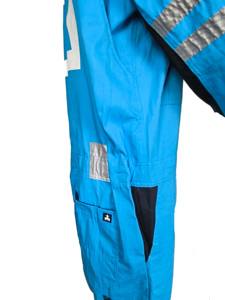 Ruban Réfléchissant Argenté Haute Visibilité <span class=keywords><strong>FR</strong></span> 100% Coton Sergé Ignifuge Imperméable Antistatique Anti-rayonnement Personnalisé - Product Image 3