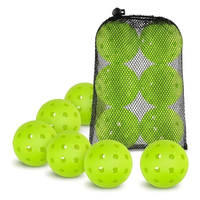 Balles de pickleball alvéolées à 40 trous, haute élasticité, approuvées USAPA, durables, 74 mm, 2,5 mm d'épaisseur, 26 g, pour usage extérieur, vendues en fût