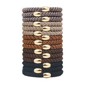 15 pz porta coda di cavallo lacci elastici per capelli spessi per ragazze trecciate - Product Image 5