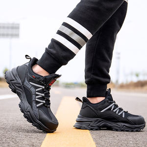 Grosir Pabrik Kustom tahan banting Pria sepatu keselamatan kerja dengan keamanan kaki Mesh Insole untuk konstruksi musim dingin disesuaikan - Product Image 2