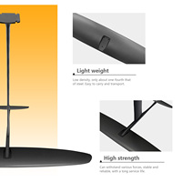 Pompa Foil Pemula GY1310 Hydrofoil Kitesurfing Pumpfoil Aluminium Karbon 2100sqcm Ramah Lingkungan Hitam Perlengkapan Wingfoil Selancar Air