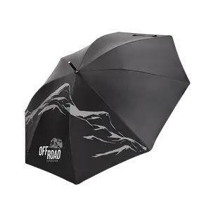 Large Luxury Branded Custom Golf Umbrella With Bags - Premium Lightweight Carbon Windproof Logo Prints