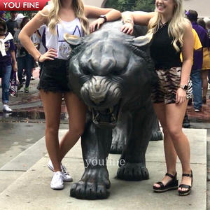 야외 정원 대형 청동 호랑이 동상 조각 - Product Image 4