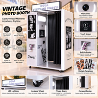 Machine à photos instantanées Selfie Purikura, distributeur automatique coréen avec écran tactile et imprimante photo instantanée pour centre commercial