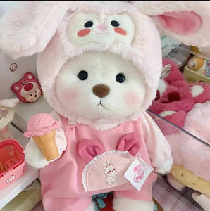 دمية دب تيدي محشوة عالية الجودة من الشركات المصنعة، دمية دب لينا مصنوعة يدويًا، هدية نشاط، دمية كرتونية لطيفة للأطفال - Product Image 2