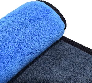 Toalla de Microfibra Tejida de 1400 gsm para Secado y Lavado de Autos, Super Absorbente, de Secado Rápido, Doble Cara, para Pulir - Product Image 2