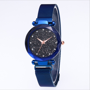 2019 Venditore Caldo Della Cinghia Della Maglia Cielo Stellato Signore di Modo Orologio Magnete Orologio Al Quarzo Orologio Da Polso - Product Image 1