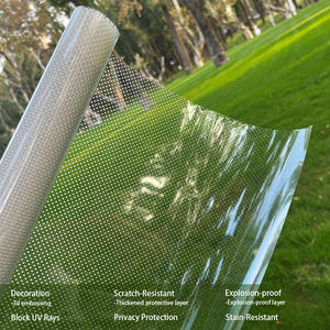 Rouleau de <span class=keywords><strong>PVC</strong></span> transparent auto-adhésif, film dichroïque irisé arc-en-ciel, film pour fenêtre en verre bleu Bhrl - Product Image 2