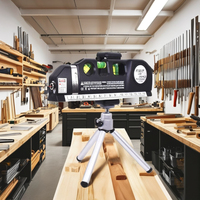 Niveau laser vert 3-en-1 haute précision avec support – Instruments optiques industriels pour la construction et la rénovation