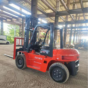 Chariot élévateur diesel de marque chinoise 2 tonnes 3 tonnes 3,5 tonnes 7 tonnes Montacargas avec moteur japonais de 4 mètres Excavateurs d'occasion en option - Product Image 4