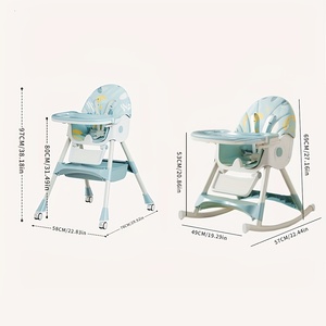 <span class=keywords><strong>Chaise</strong></span> <span class=keywords><strong>Haute</strong></span> Respirante à Maille avec Housse Lavable en Machine et <span class=keywords><strong>Harnais</strong></span> <span class=keywords><strong>5</strong></span> <span class=keywords><strong>Points</strong></span>, Approuvée par les Pédiatres - Product Image 2