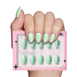 30 Uds 100% PCR postconsumo reciclado <span class=keywords><strong>Rosa</strong></span> sólido opaco claro <span class=keywords><strong>Rosa</strong></span> <span class=keywords><strong>Pastel</strong></span> corto ovalado reutilizable palo <span class=keywords><strong>uñas</strong></span> postizas prensa <span class=keywords><strong>en</strong></span> las <span class=keywords><strong>uñas</strong></span> - Product Image 4