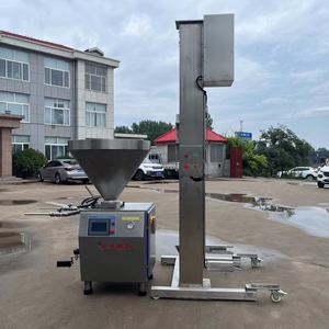 Imbottitura salsiccia elettrica Multi-velocità per la produzione di salsicce sottovuoto su misura - Product Image 4