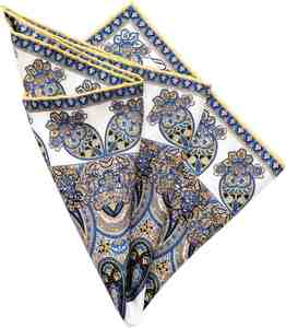 Bandana carré multifonctionnel en soie personnalisé, style européen et américain, tendance, 25x50cm - Product Image 2